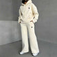 Women's Hoodie & Wide-Leg Pants Set