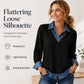 👖 LIMITED-TIME 50% OFF! ✨ Women's Casual Patchwork Long Sleeve Top