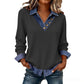 👖 LIMITED-TIME 50% OFF! ✨ Women's Casual Patchwork Long Sleeve Top