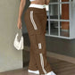 ⏰Last Day Sale 50% Off  👖 Women's Side Stripe Straight-Leg Cargo Pants