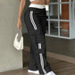 ⏰Last Day Sale 50% Off  👖 Women's Side Stripe Straight-Leg Cargo Pants