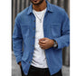 Men's Casual Long Sleeve Button-Down Shirt