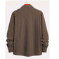 Men's Casual Long Sleeve Button-Down Shirt