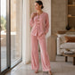 Women's Casual Velvet 2-Piece Loungewear Set