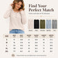 Women's Ribbed Knit Long Sleeve Henley Top