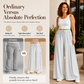 Women's Cotton Linen Wide Leg Pants