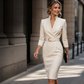 Waist-Defining Chic Dress