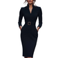 Waist-Defining Chic Dress
