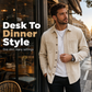 Men's Casual Corduroy Shirt Jacket