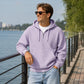 Men's Knit Quarter-Zip Hoodie Sweatshirt