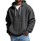 Men's Knit Quarter-Zip Hoodie Sweatshirt