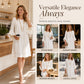 Women's Ruffle Bell Sleeve Dress