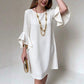 Women's Ruffle Bell Sleeve Dress