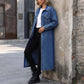 Women’s Casual Longline Button-Up Denim Coat