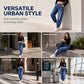 Women's High Waisted Harem Denim Pants