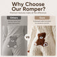 Women’s Plush Hooded Long Sleeve Romper