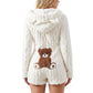 Women’s Plush Hooded Long Sleeve Romper