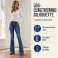 Women High Waisted Distressed Flare Jeans