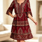Women’s Bohemian V-Neck Tiered Ruffle Dress