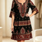 Women’s Bohemian V-Neck Tiered Ruffle Dress