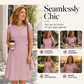 Women's Elegant Brushed Ribbed Knit Dress