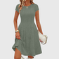 Women's Elegant Brushed Ribbed Knit Dress