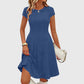 Women's Elegant Brushed Ribbed Knit Dress