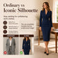 Women's Elegant Asymmetrical Single Breasted Blazer Dress