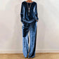 Women's Velvet Top & Pants 2-Piece Set