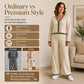 Women's Knit Two-Piece Sweater Set