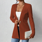 Women's One-Button Solid Color Blazer