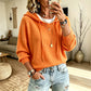 Women's Casual Hooded Knit Sweater