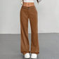 Women's Striped Flared Dress Pants