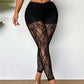 Women's Sexy Sheer Lace Mesh Pants