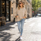 Women's Loose Fit Wide Sleeve Hoodie Casual Sweatshirt