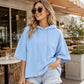 Women's Loose Fit Wide Sleeve Hoodie Casual Sweatshirt