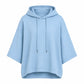 Women's Loose Fit Wide Sleeve Hoodie Casual Sweatshirt