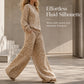 Women's Leopard Print Sweatshirt & Wide-Leg Pants Set