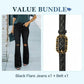 Women's High-Waist Distressed Flare Jeans