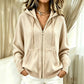 Women's Loose Hooded Knit Cardigan