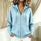 Women's Loose Hooded Knit Cardigan