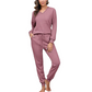 Women’s Long Sleeve Top & Jogger Lounge Set