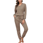 Women’s Long Sleeve Top & Jogger Lounge Set