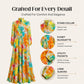 Women's Artistic Graffiti Print Maxi Dress
