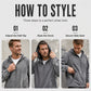 Men's Vintage Washed Half-Zip Hooded Top