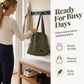 Women's Large Capacity Drawstring Tote Backpack
