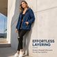 Women's Casual Zip-Up Hooded Jacket