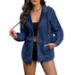 Women's Casual Zip-Up Hooded Jacket