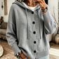 Women's Hooded Knit Cardigan
