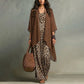 Women's Chic Flowy Maxi Dress and Cover-Up Set